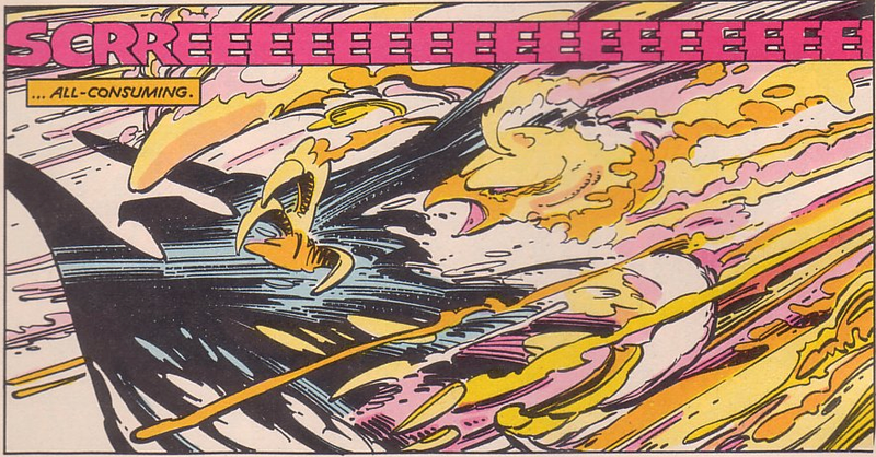 Raven’s soul self gets attacked in her dream about the Phoenix.